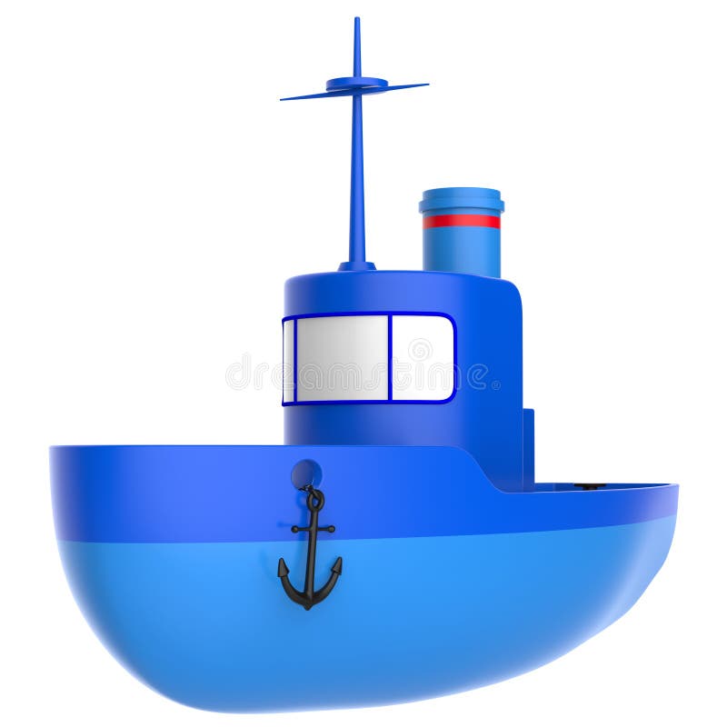 Abstraktes Spielzeugschiff vektor abbildung Abstraktes Spielzeugschiff vektor abbildung