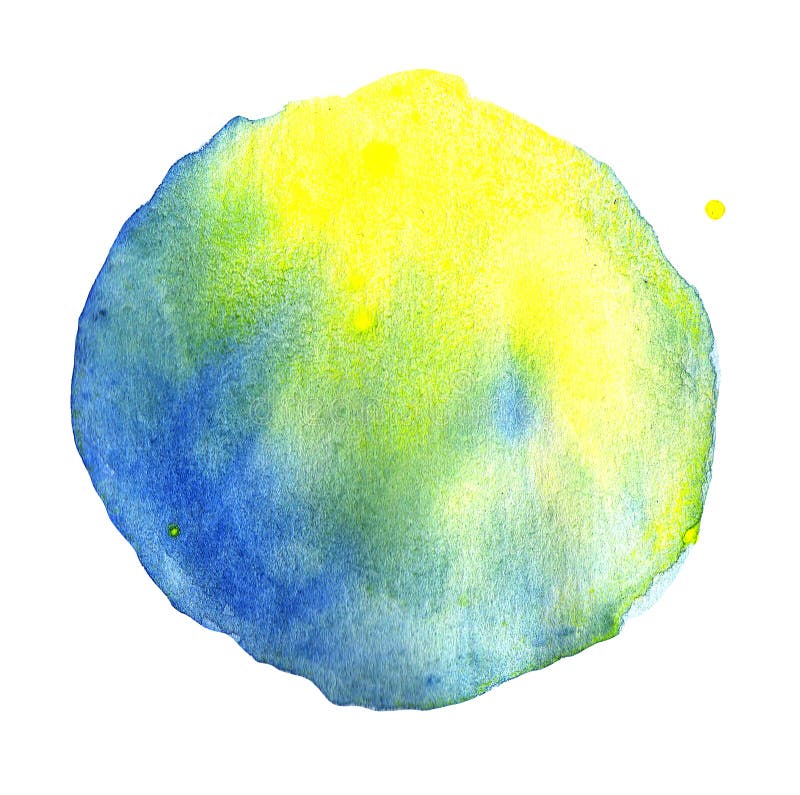 Abstraktes Stellengelbgrün und blauer Aquarellhintergrund Farbsteigung lizenzfreie abbildung Abstraktes Stellengelbgrün und blauer Aquarellhintergrund Farbsteigung lizenzfreie abbildung
