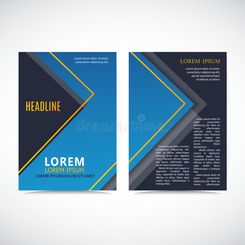 AbstrBlue Bedrijfsbrochureontwerp Vliegermalplaatje Pamfletdekking voor presentatie stock illustratie AbstrBlue Bedrijfsbrochureontwerp Vliegermalplaatje Pamfletdekking voor presentatie stock illustratie