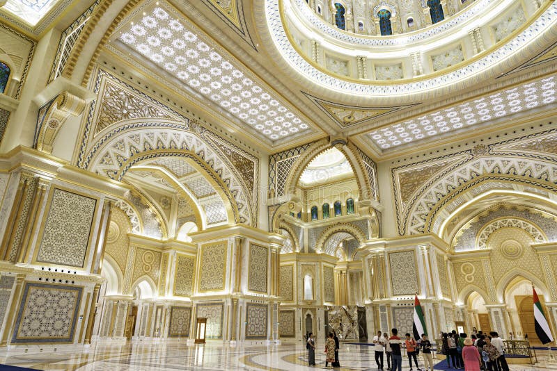 Abu Dhabi , Emirados Árabes Unidos , novembro , 04 , 2019 Palácio Presidencial, Palácio de Qasr al-Watan / Palácio da nação imagens de stock Abu Dhabi , Emirados Árabes Unidos , novembro , 04 , 2019 Palácio Presidencial, Palácio de Qasr al-Watan / Palácio da nação imagens de stock