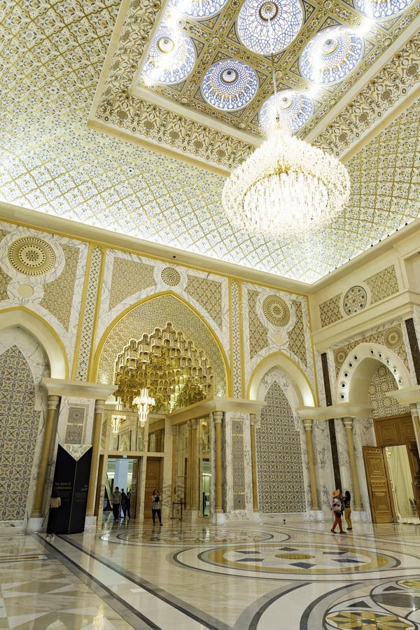 Abu Dhabi , Emirados Árabes Unidos , novembro , 04 , 2019 Palácio Presidencial, Palácio de Qasr al-Watan / Palácio da nação imagens de stock Abu Dhabi , Emirados Árabes Unidos , novembro , 04 , 2019 Palácio Presidencial, Palácio de Qasr al-Watan / Palácio da nação imagens de stock