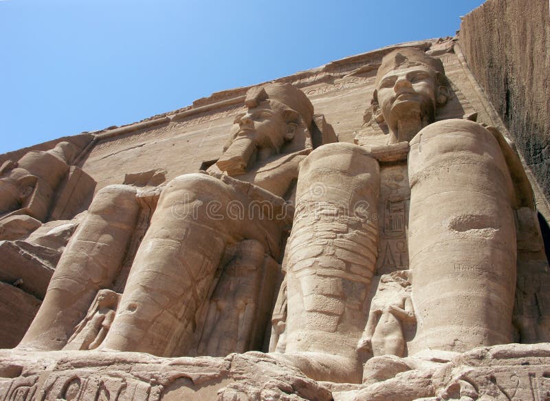Abu Simbel, Egito fotos de stock royalty free
