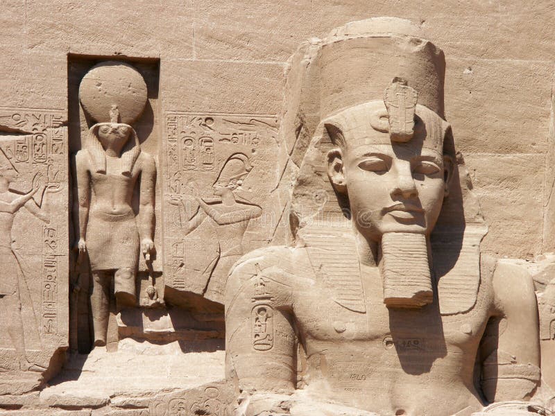 Abu Simbel, Egypte stock afbeeldingen Abu Simbel, Egypte stock afbeeldingen