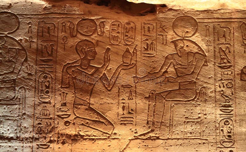 Templo de Abu Simbel foto de stock royalty free