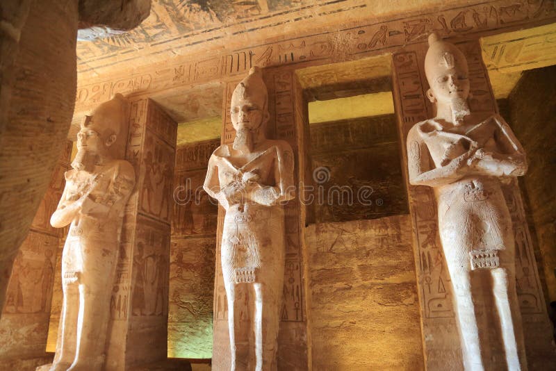 Templo de Abu Simbel imagens de stock