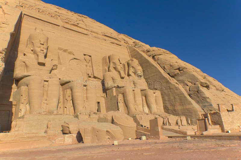 Abu Simbel Temple (Egypt) royalty free stock images