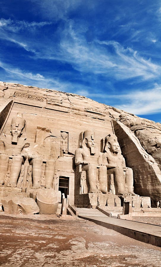 Abu Simbel temples, Ancient South Egypt.