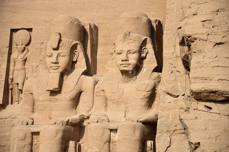 Abu Simbel temples, Ancient South Egypt.