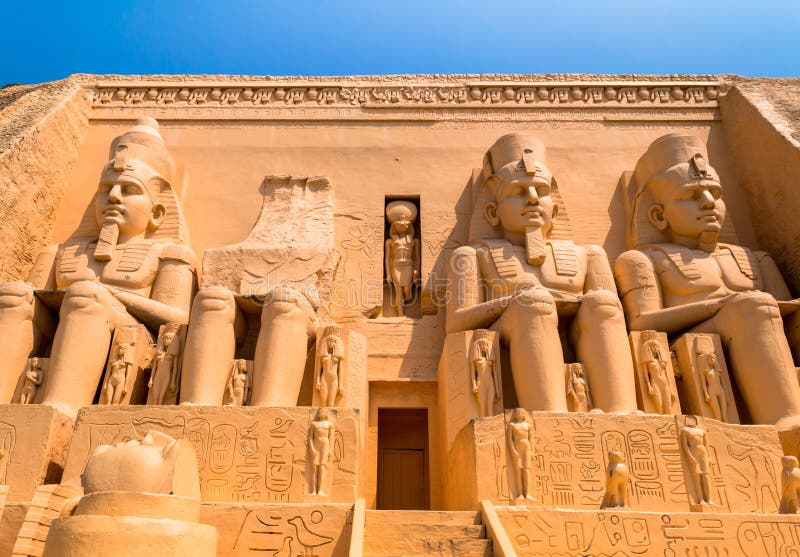 Abu-simbel Ägypten lizenzfreie stockfotografie Abu-simbel Ägypten lizenzfreie stockfotografie