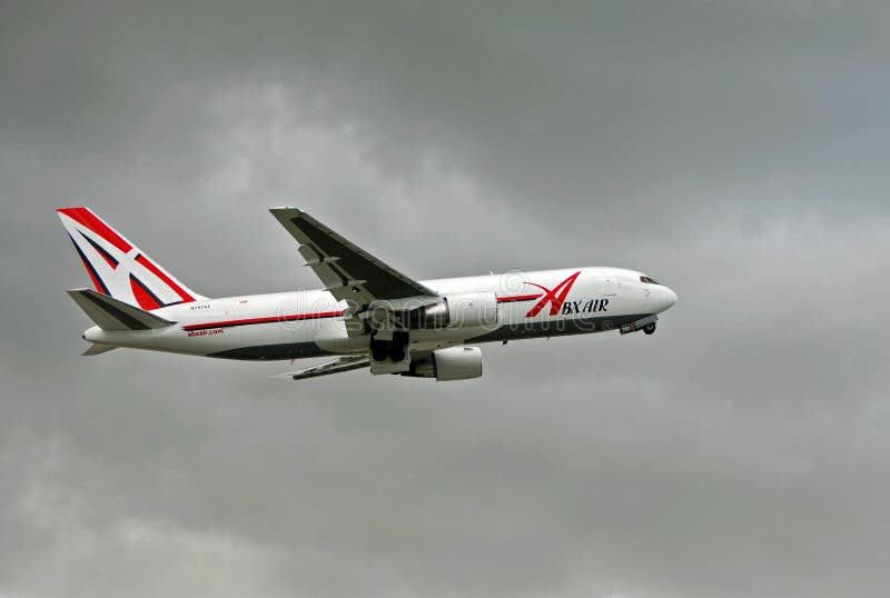 ABX air cargo airplane