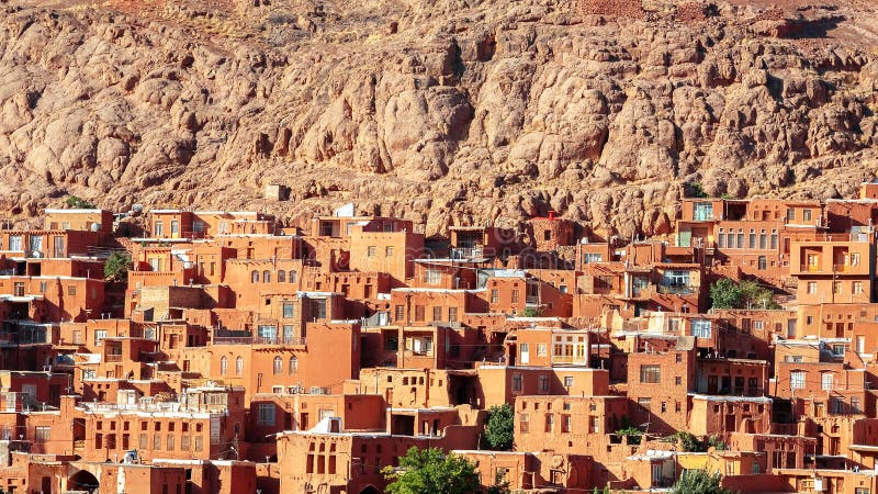 Abyaneh village in the mountains of Iran.  Ancient Persian settlement of the 7th century.