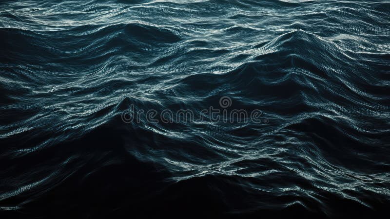 Abyss deep dark water royalty free illustration