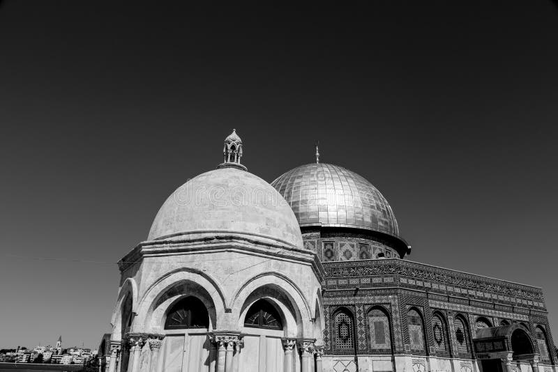 Abóbada da rocha, Jerusalem foto de stock Abóbada da rocha, Jerusalem foto de stock