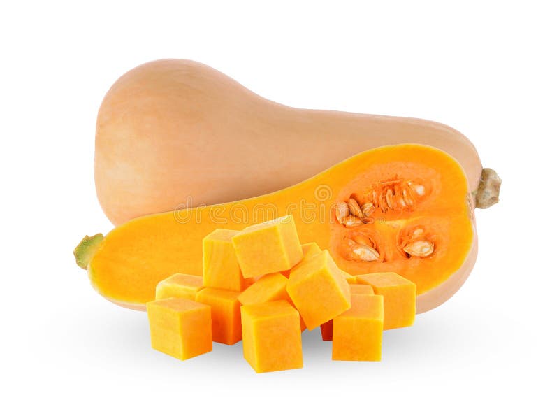 Abóbora-branca isolada em branco fotografia de stock