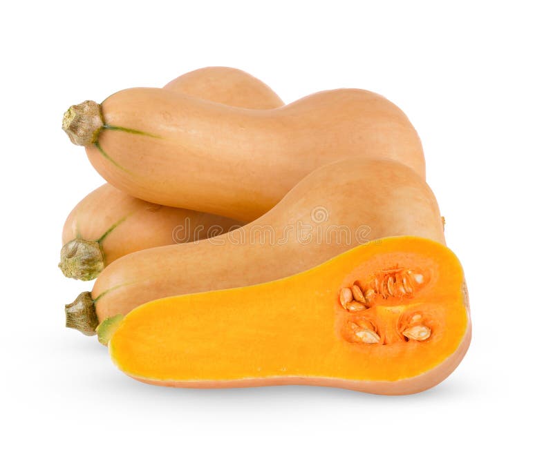 Abóbora de borboleta em branco foto de stock