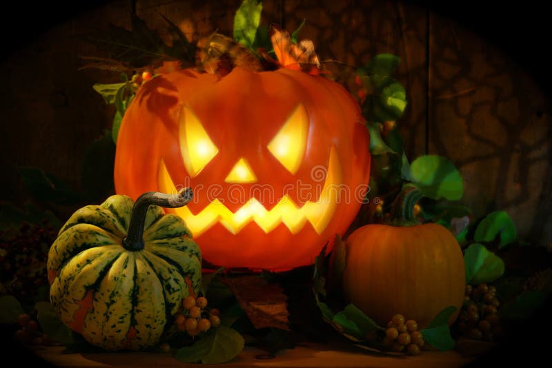 Abóbora de Halloween imagens de stock