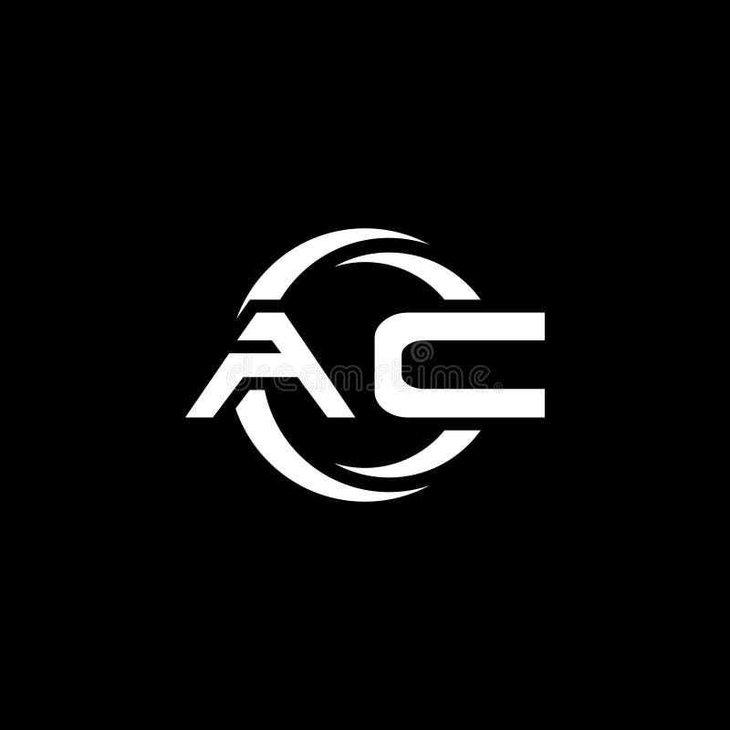 AC Logo Monogram Design Template Stock Vector Illustration of