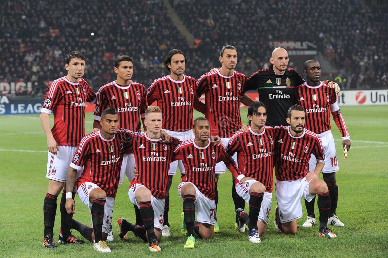 Ac Milan Team Before The Match Editorial Photography Image Of Giuseppe Milan 187096037