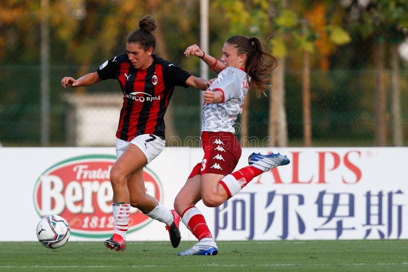 Valentina Bergamaschi (AC Milan) during AC Milan vs ACF Fiorentina femminile,  Italian football Serie A Wome - Photo .LiveMedia/Francesco Scaccianoce  Stock Photo - Alamy