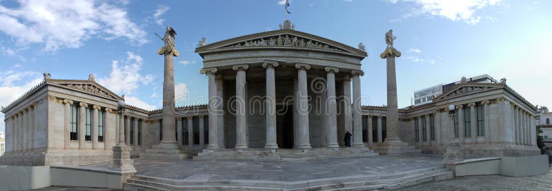 Download Academie Van Kunst, Nationale Bibliotheek, Bank Van Griekenland, Athene, Greec Stock Afbeelding - Afbeelding bestaande uit art, athene: 107700225