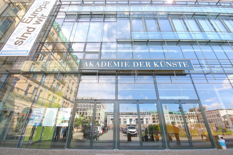Academy of Arts Berlin Germany Editorial Photography Image of