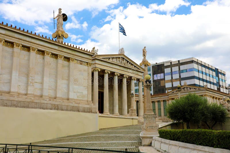 The Academy of Athens, Greece stock photography The Academy of Athens, Greece stock photography