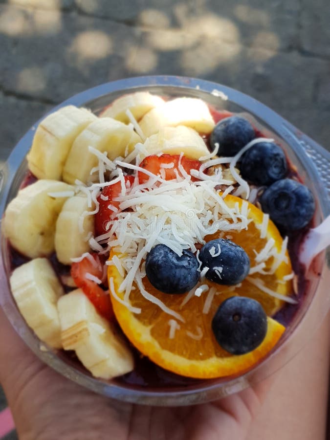 Acai puchar zdjęcie royalty free Acai puchar zdjęcie royalty free