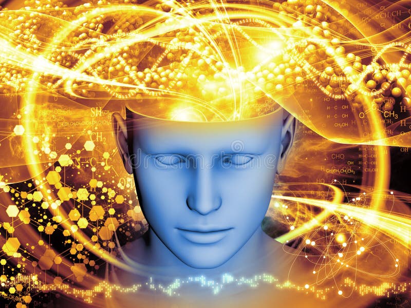 Acceleration of the Mind stock illustration