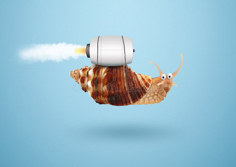 Concept Snail Mail stock photo. Image of animal, smail 1317938