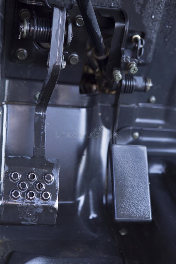 Accelerator and Brake Pedals Stock Photo Image of driving, power
