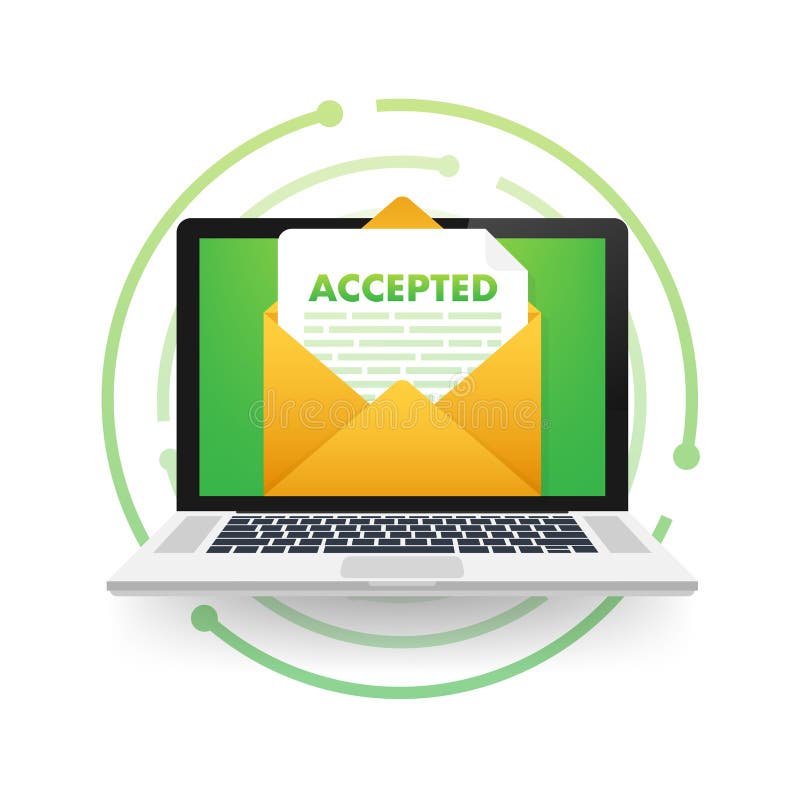Accept mail. Acceptance email.