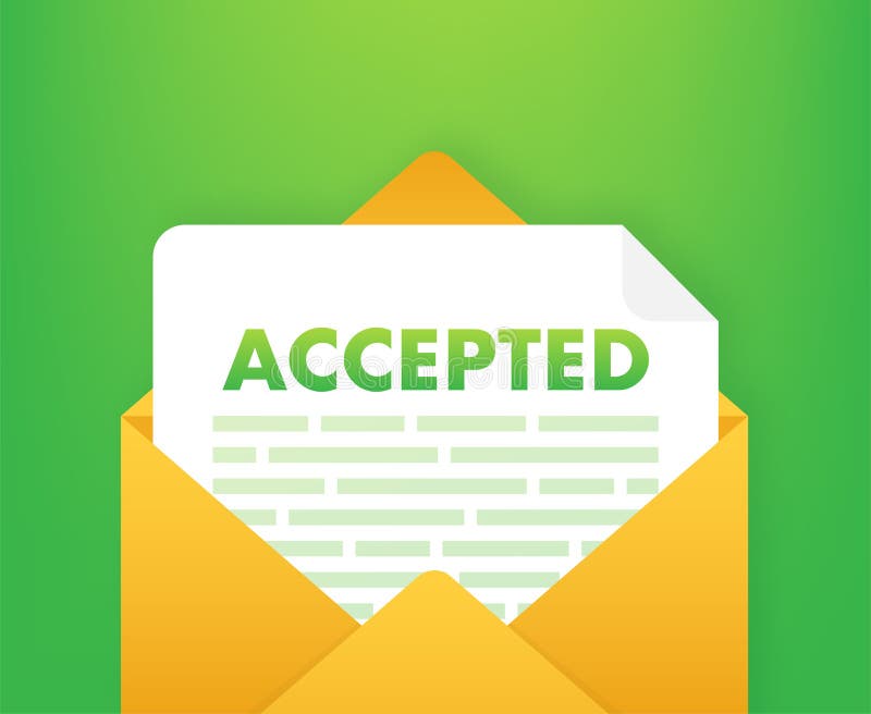 Accept mail. Значок конверта. Accept картинки.