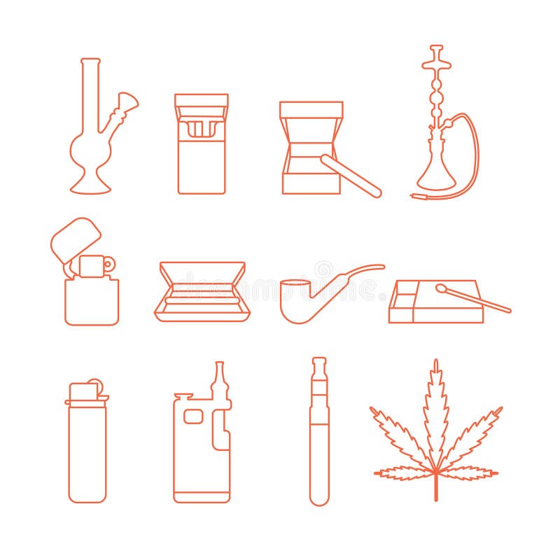 Accesorios que fuman libre illustration Accesorios que fuman libre illustration