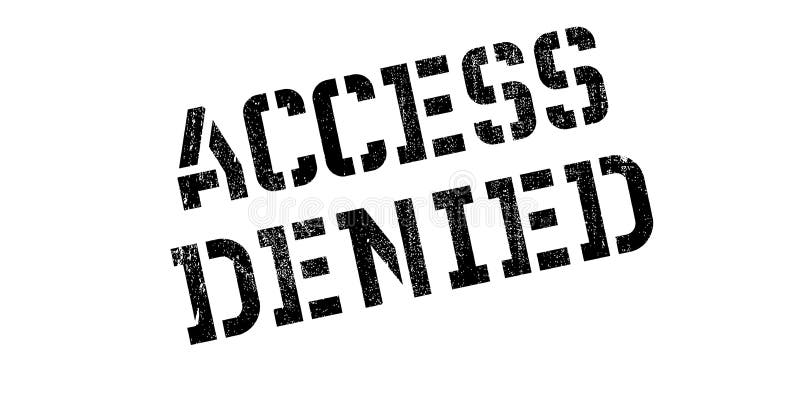 Access Denied rubber stamp stock illustration. Illustration of header ...