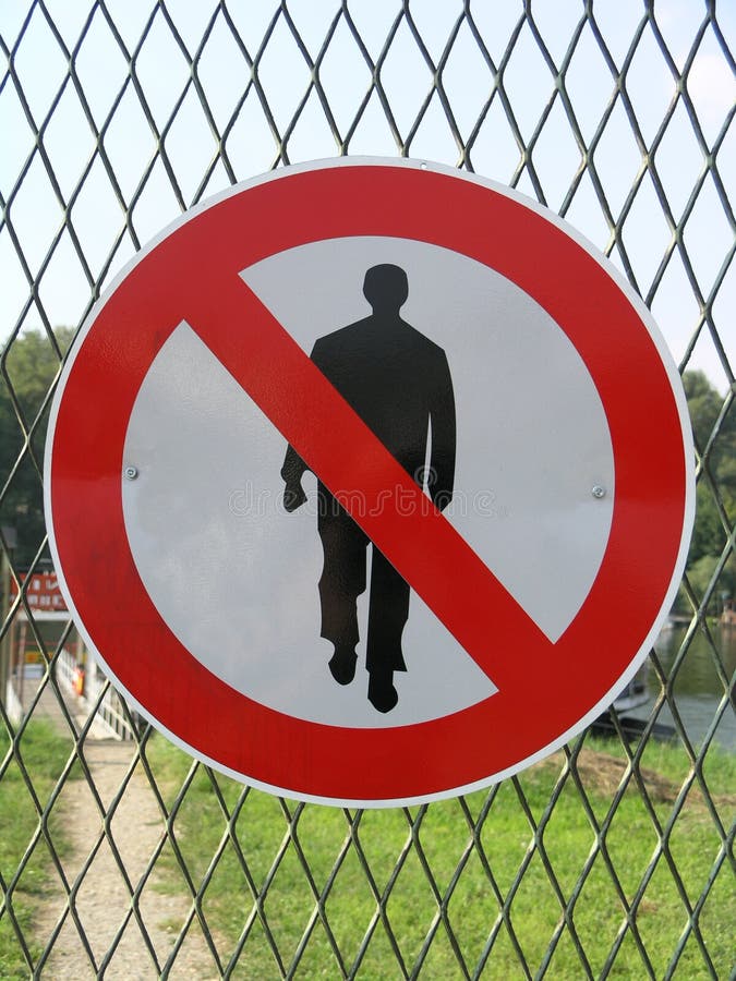 Access sign stock photo