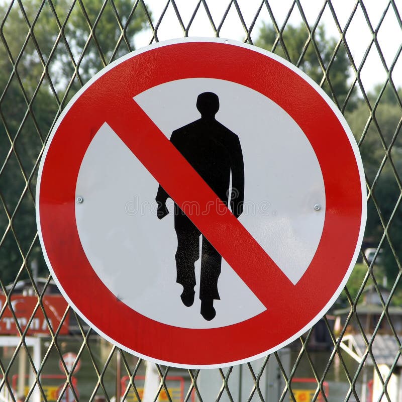 Access sign stock photo