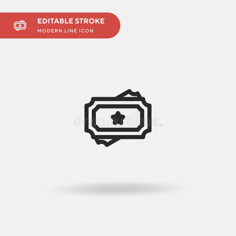 Access Simple vector icon. Illustration symbol design template for web mobile UI element. Perfect color modern pictogram on stock illustration