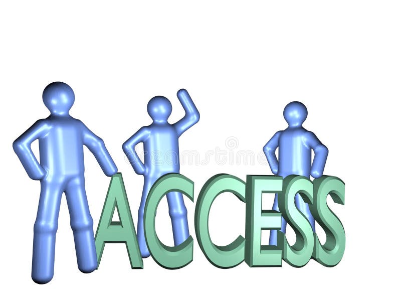 Access to stock illustration. Illustration of logo, community 1197285