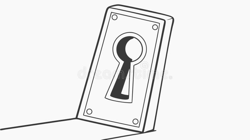 Accesso chiave Vintage Sicurezza accesso Segreto Schema Vettore Generativo AI illustrazione vettoriale