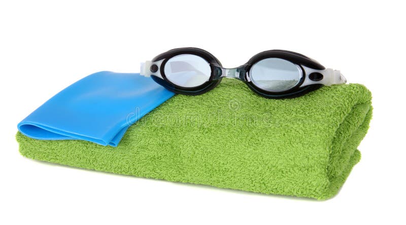Accessoires de natation image stock. Image du milieux - 61177189