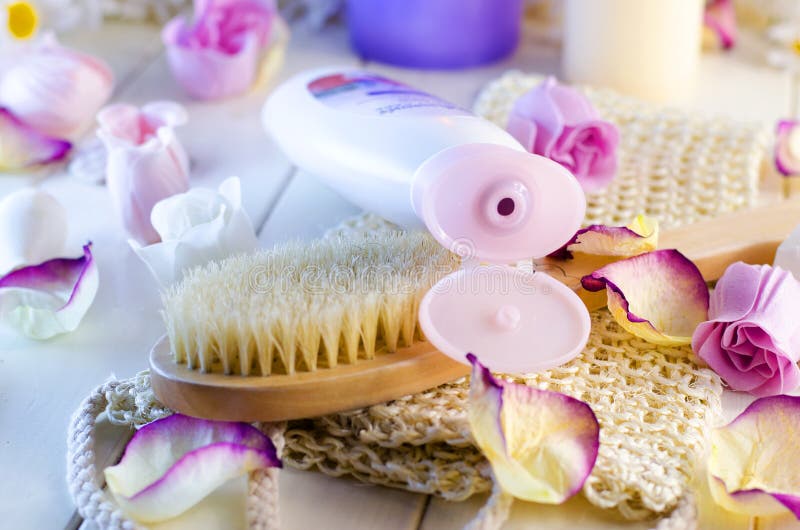 Accessories and Bath Preparations Stock Image Image of massage