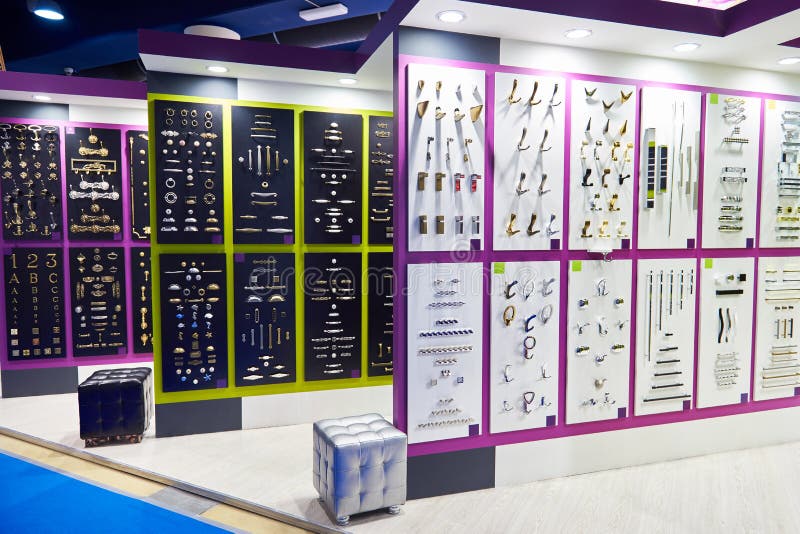 Accessories for Furniture in Hardware Store Stock Image Image of