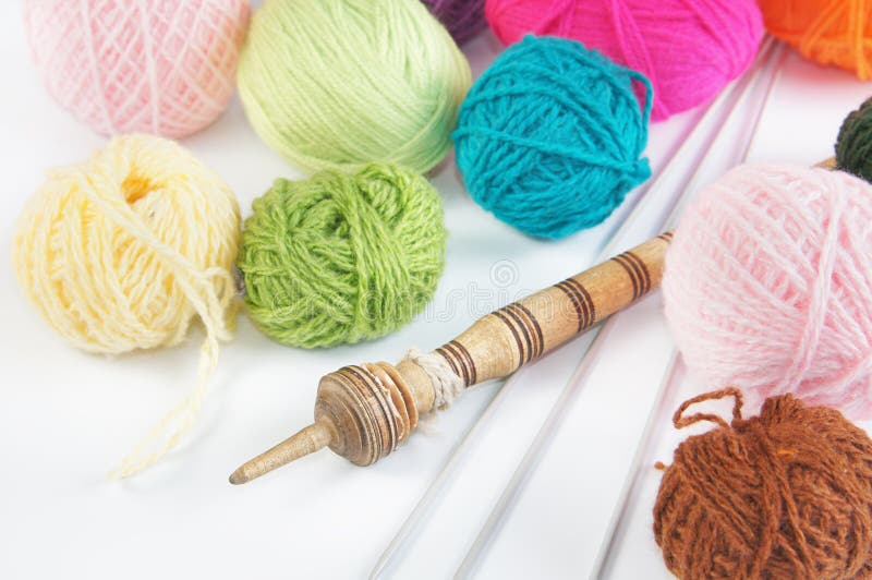 Accessories for knitting stock image. Image of hobbies - 22501001