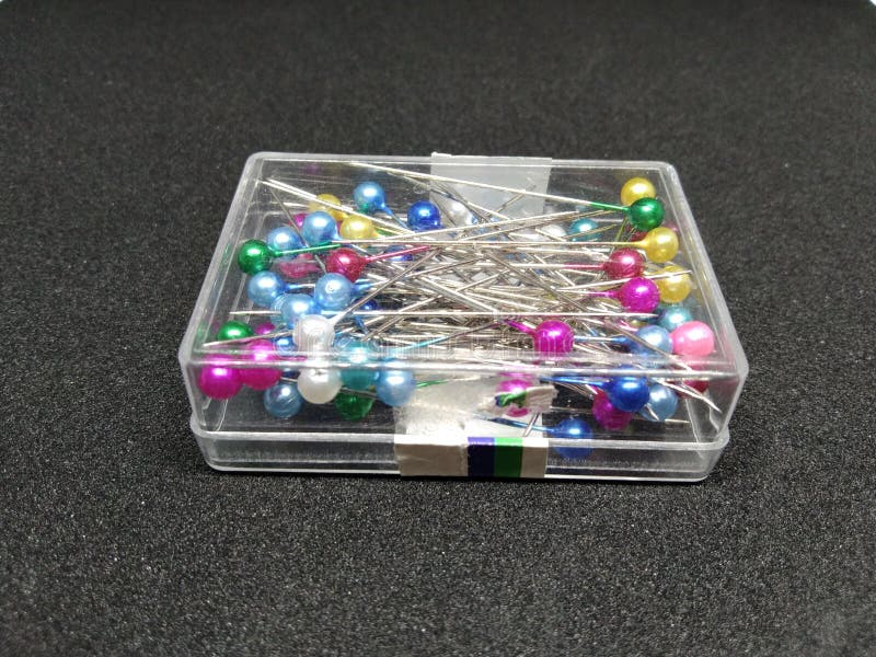 Straight pins stock image. Image of sharp, needle, straight 217340535