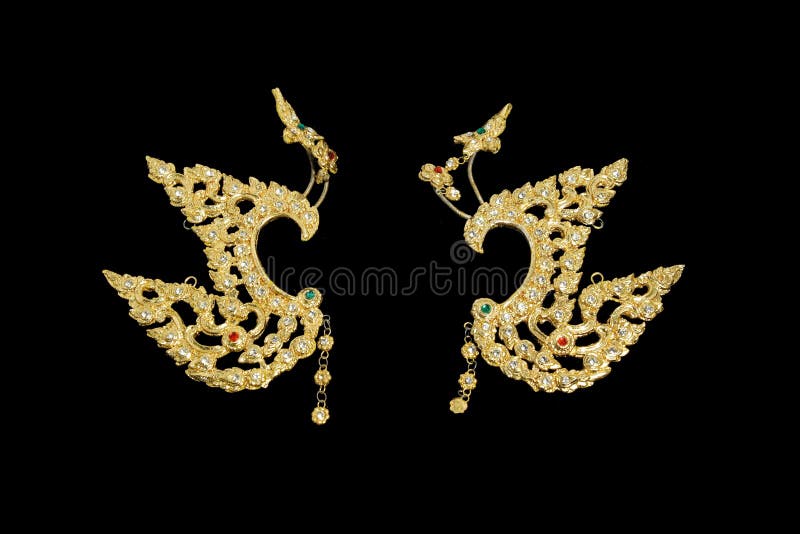 Accessories for Traditional Thai Dancer Stock Image Image of cultural