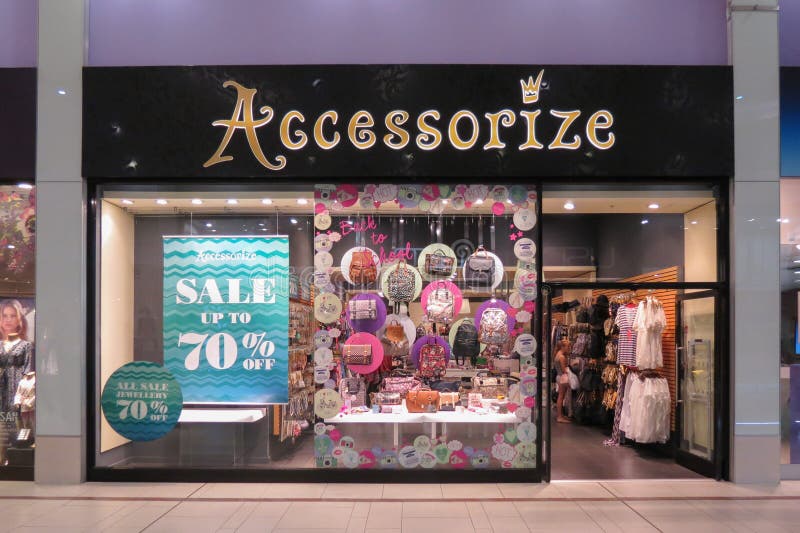 Accessorize brand store editorial stock photo. Image of britain 115255688