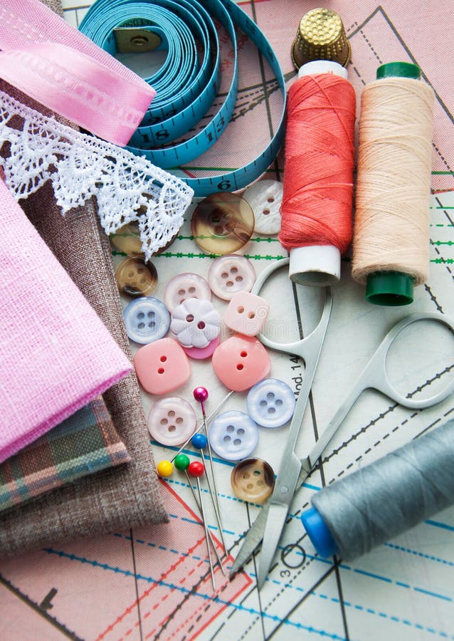 Hand Sewing and Cloth Dolls Stock Image - Image of textiles, occupation ...