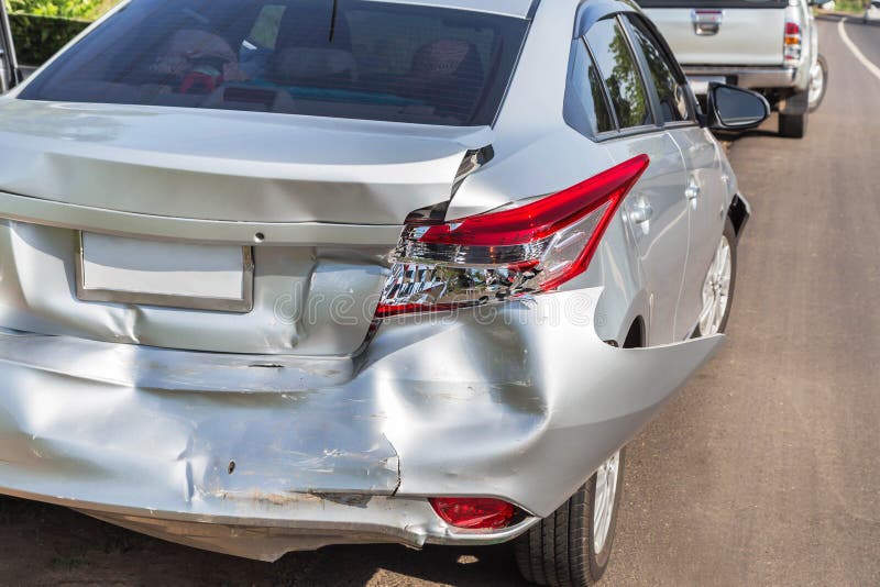 Accident d'accident de voiture photographie stock Accident d'accident de voiture photographie stock