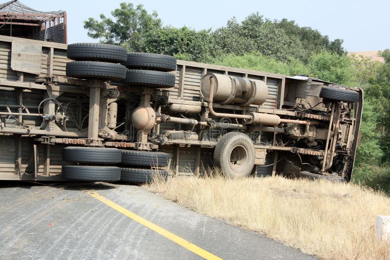 Accident de camion photo stock Accident de camion photo stock