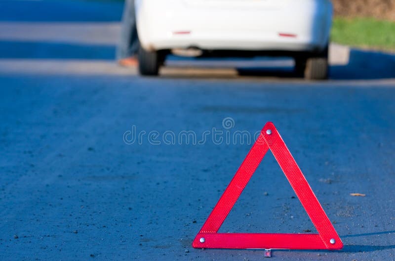 Accident de véhicule sur une route image stock Accident de véhicule sur une route image stock